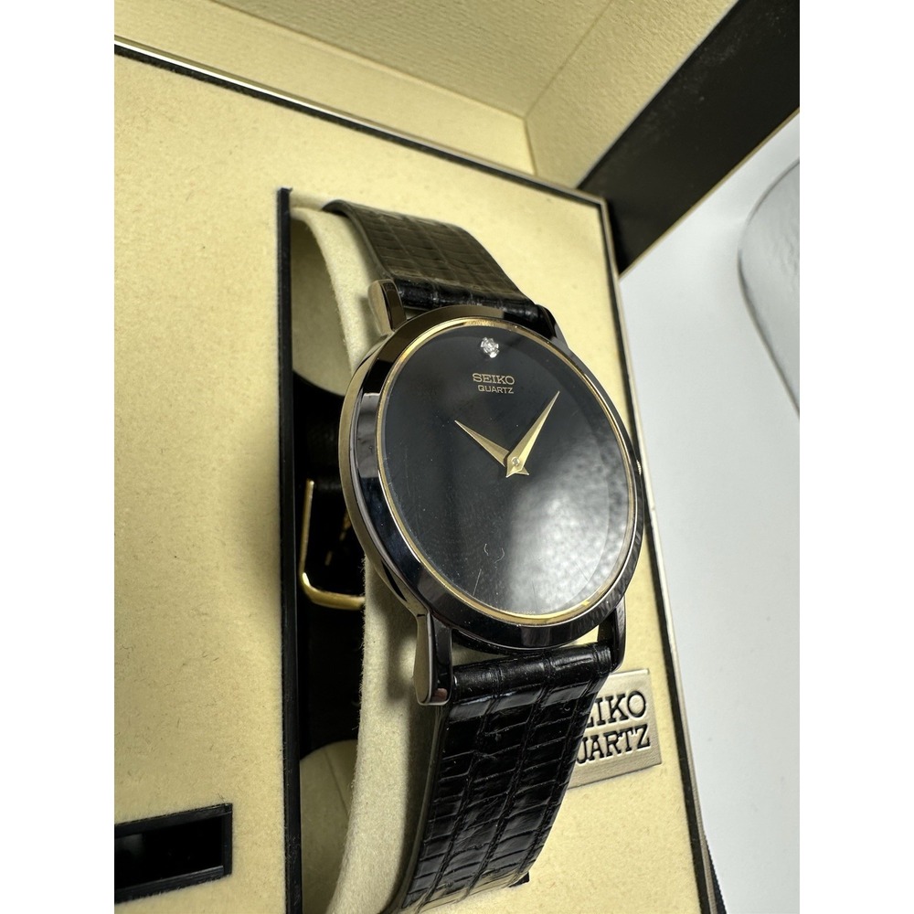 Seiko 5Y94-8029 New Battery Mens Watch 34MM 7.5" U - Picture 5 of 14